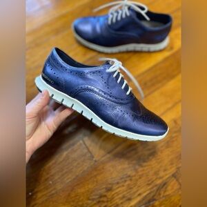 Zero Gravity Metallic Lightweight Laced Loafers